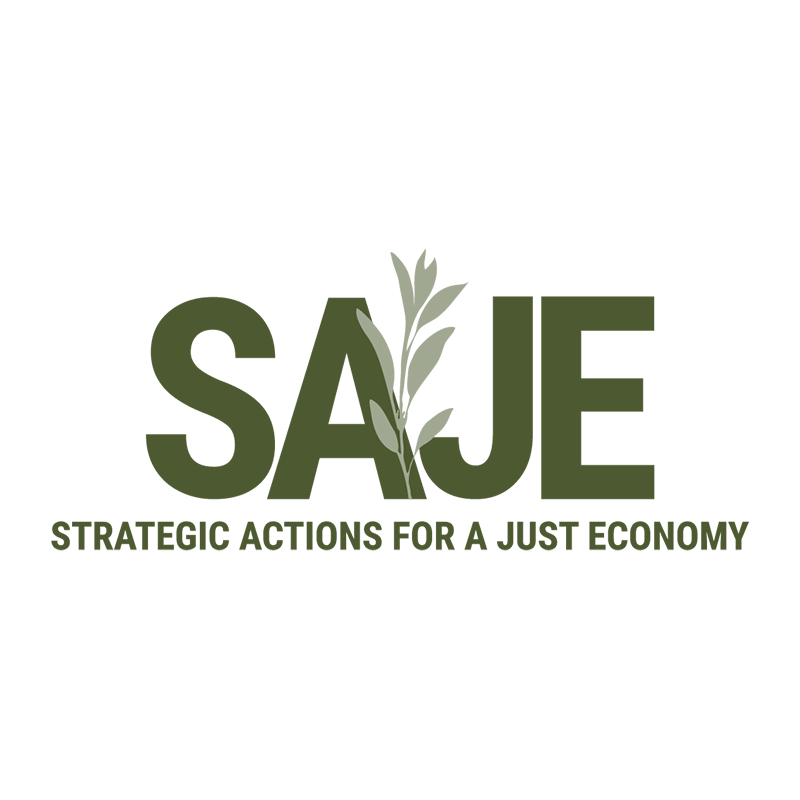 Strategic Action For a Just Economy logo